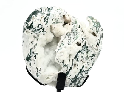 Large Mounted Druzy Moss Agate Freeform 33cm