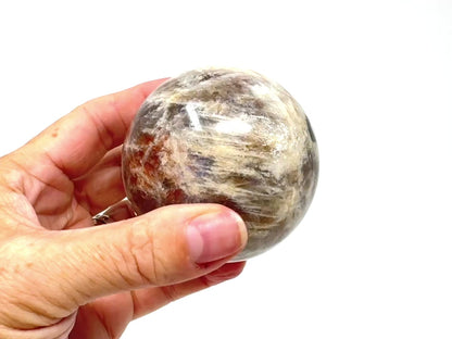 Sunstone Moonstone Crystal Sphere 6.5cm
