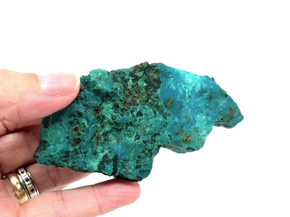 Raw Natural Chrysocolla Crystal 10.5cm