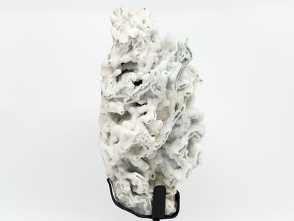 Large Mounted Druzy Moss Agate Freeform 45cm
