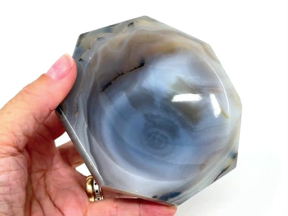 Agate Crystal Bowl 12.4cm