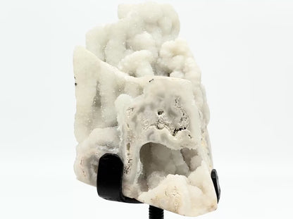 Large Mounted Druzy Moss Agate Freeform 29cm