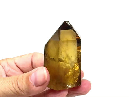 Natural Citrine Quartz Crystal Point 5.5cm