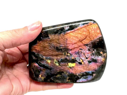 Purple Labradorite Freeform Crystal 9.7cm