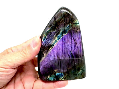 Purple Labradorite Freeform Crystal 10.1cm