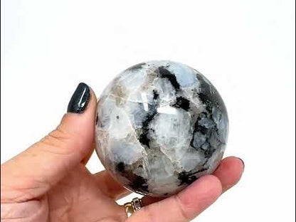 Large Rainbow Moonstone Crystal Sphere 6.6cm