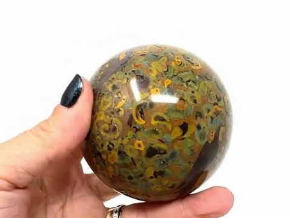 Large Fruit Jasper Crystal Sphere 8cm
