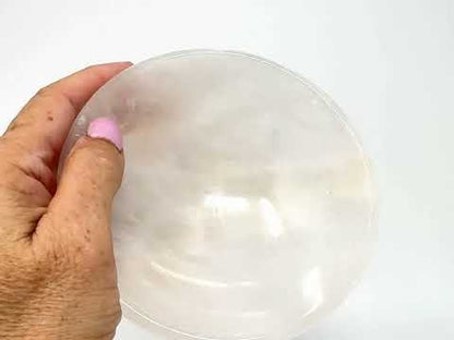 Clear Quartz Crystal Bowl 12.3cm
