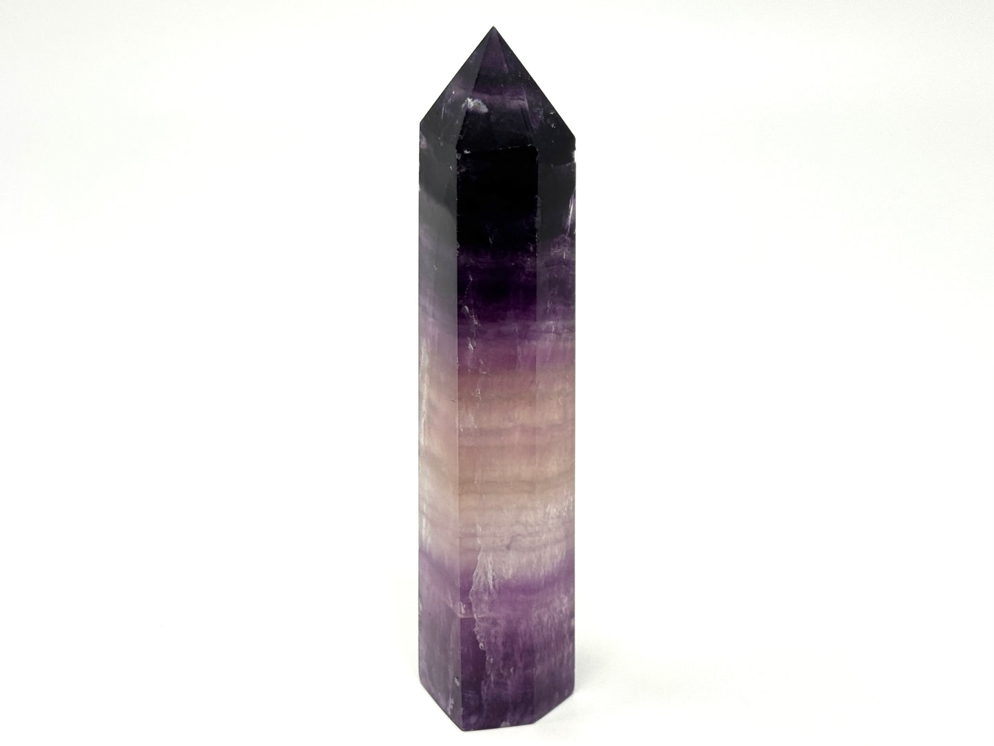 Purple Fluorite Crystal Point 15.4cm
