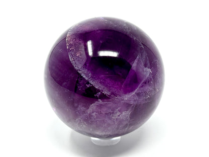 Purple Fluorite Crystal Sphere 6cm