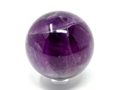 Purple Fluorite Crystal Sphere 6cm