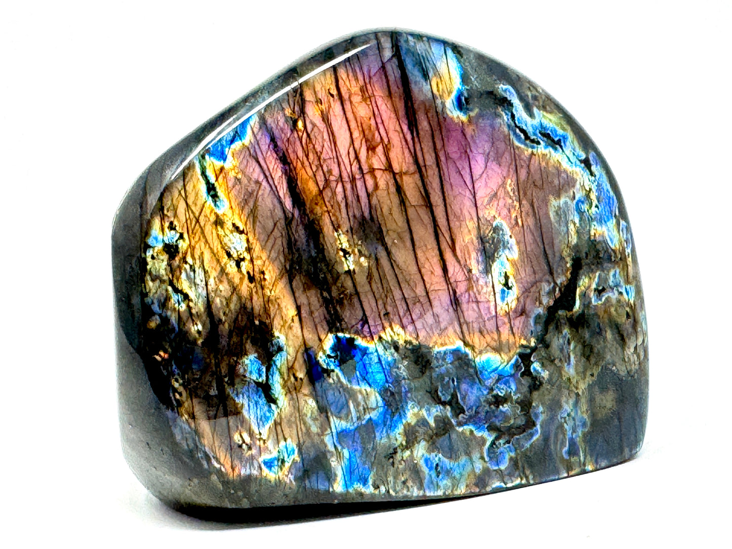 Purple Labradorite Freeform Crystal 11.2cm