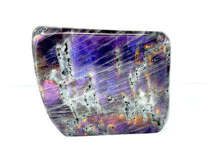 Large Purple Labradorite Freeform Crystal 14cm