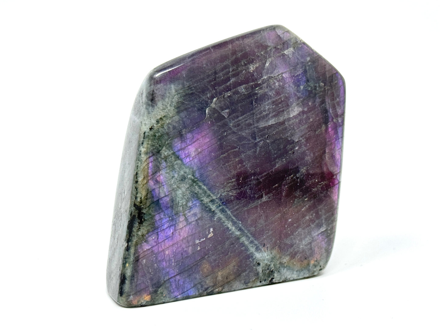 Purple Labradorite Freeform Crystal 8.3cm