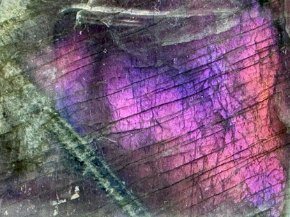 Purple Labradorite Freeform Crystal 8.3cm