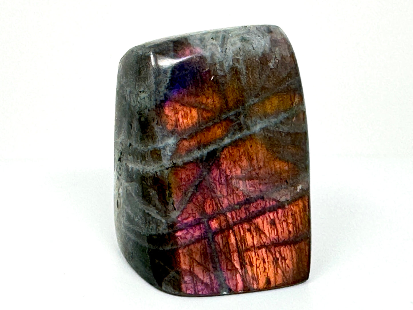 Purple Labradorite Freeform Crystal 5.3cm