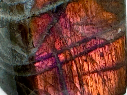 Purple Labradorite Freeform Crystal 5.3cm