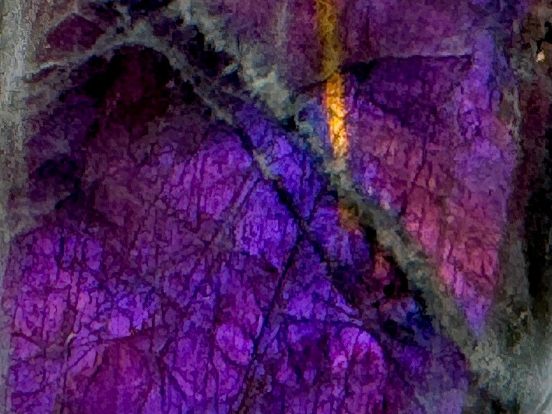 Purple Labradorite Freeform Crystal 4.3cm