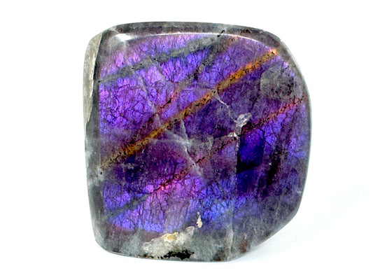 Purple Labradorite Freeform Crystal 5cm