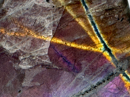 Purple Labradorite Freeform Crystal 8.1cm