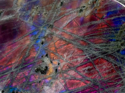 Purple Labradorite Freeform Crystal 8.2cm