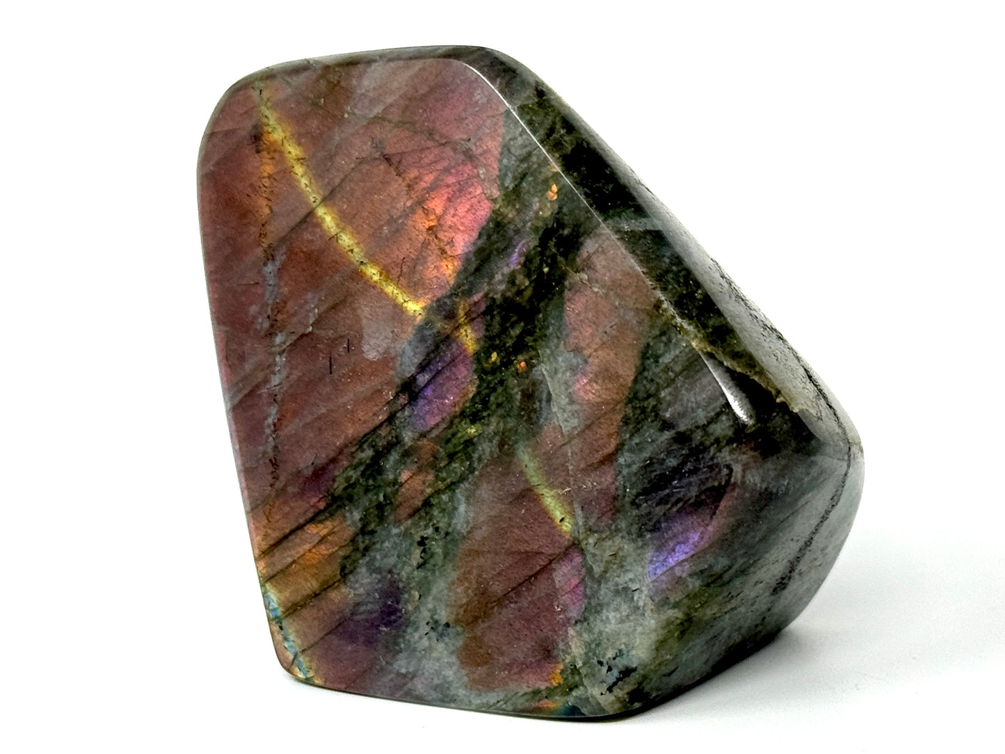 Purple Labradorite Freeform Crystal 5.8cm