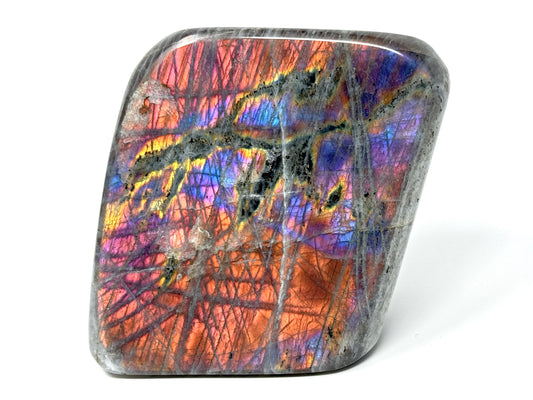 Purple Labradorite Freeform Crystal 8.9cm