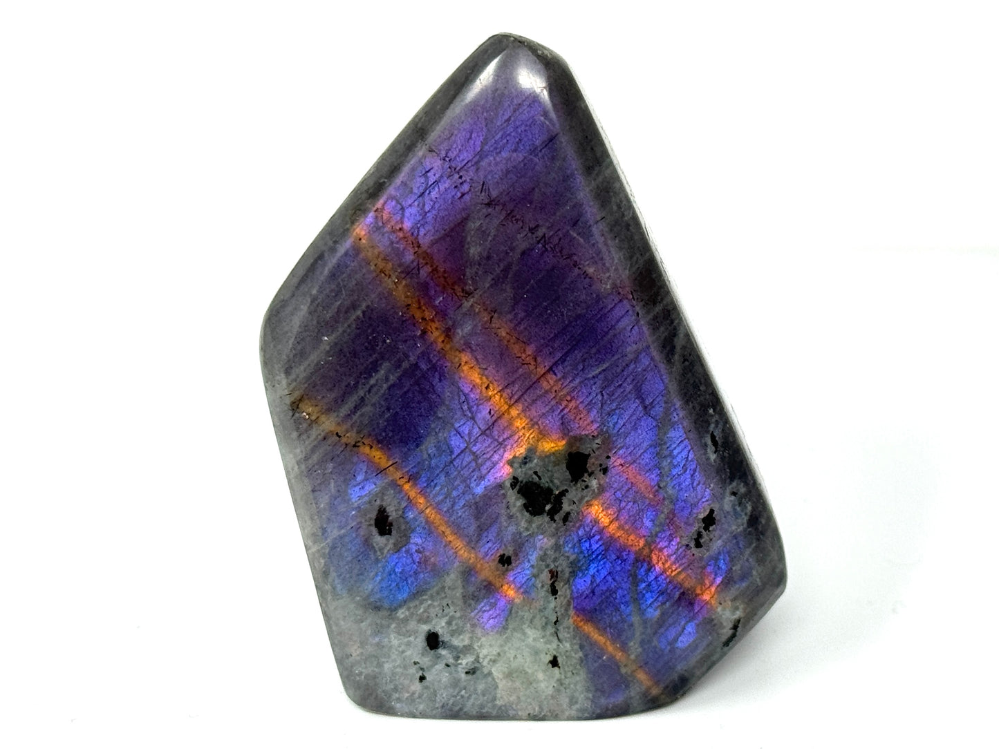 Purple Labradorite Freeform Crystal 6cm