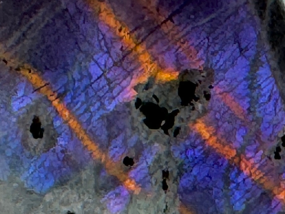 Purple Labradorite Freeform Crystal 6cm