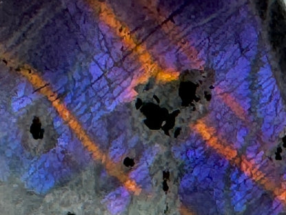 Purple Labradorite Freeform Crystal 6cm