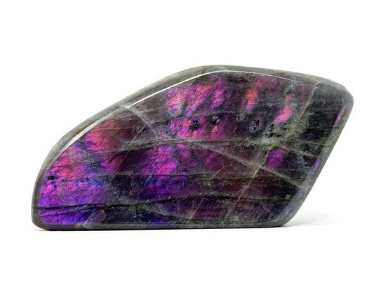 Purple Labradorite Freeform Crystal 9.3cm