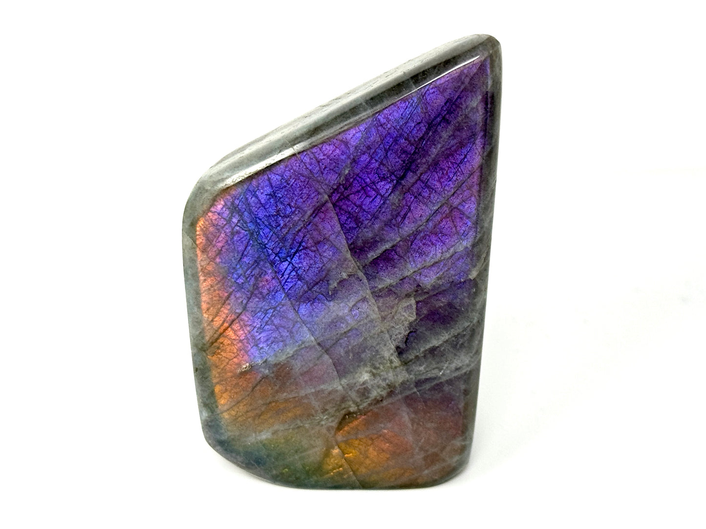 Purple Labradorite Freeform Crystal 7.5cm