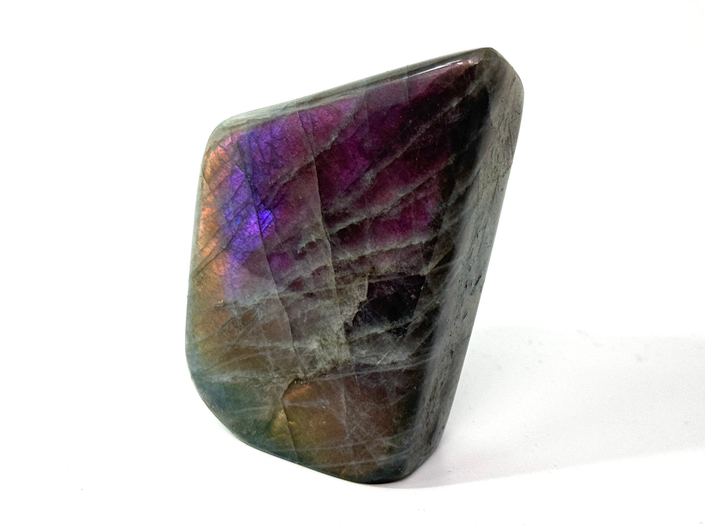 Purple Labradorite Freeform Crystal 7.5cm