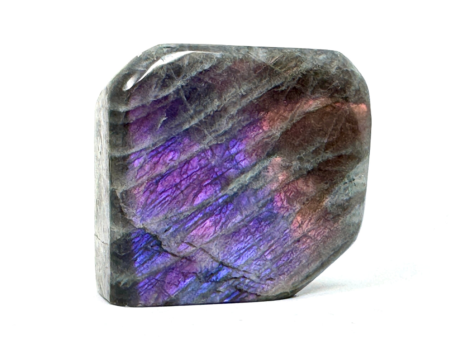 Purple Labradorite Freeform Crystal 5.3cm
