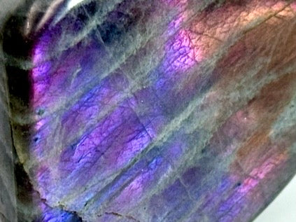 Purple Labradorite Freeform Crystal 5.3cm