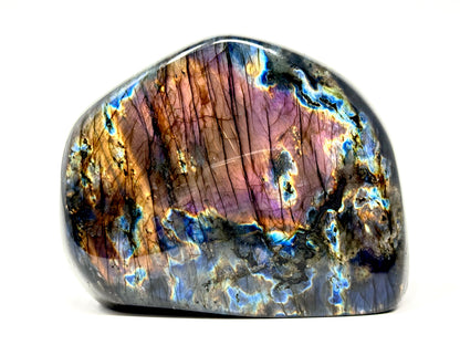 Purple Labradorite Freeform Crystal 11.2cm