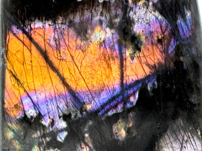 Purple Labradorite Freeform Crystal 5.8cm