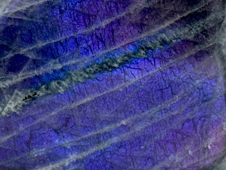 Purple Labradorite Freeform Crystal 7.2cm