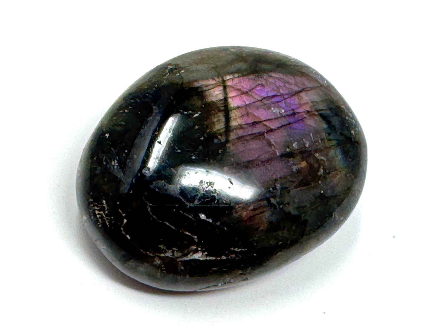 Purple Labradorite Crystal Pebble 5.9cm