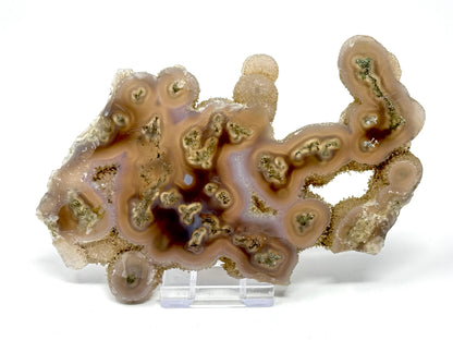 Purple Moss Agate Crystal Slice 14cm