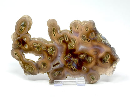 Purple Moss Agate Crystal Slice 14cm