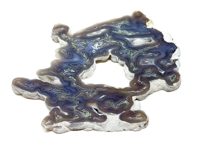 Purple Moss Agate Crystal Slice 19.5cm