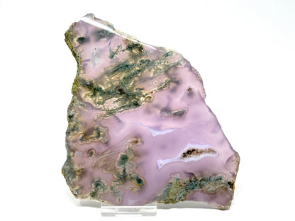 Purple Moss Agate Crystal Slice 17.5cm
