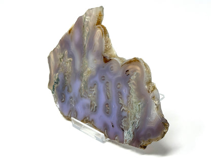 Purple Moss Agate Crystal Slice 14.5cm