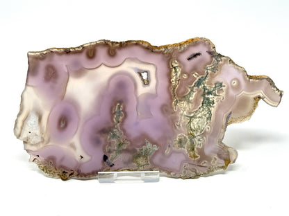 Purple Moss Agate Crystal Slice 18cm
