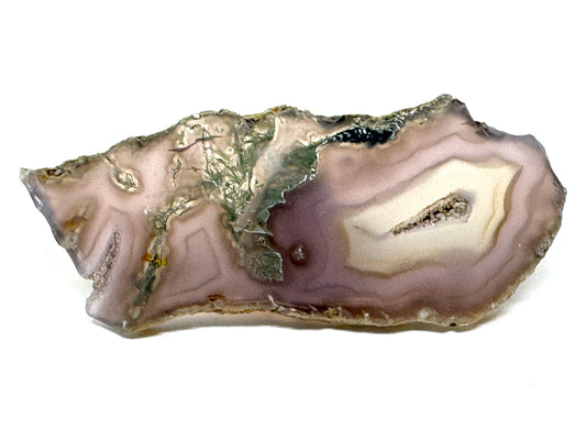 Purple Moss Agate Crystal Slice 10.3cm