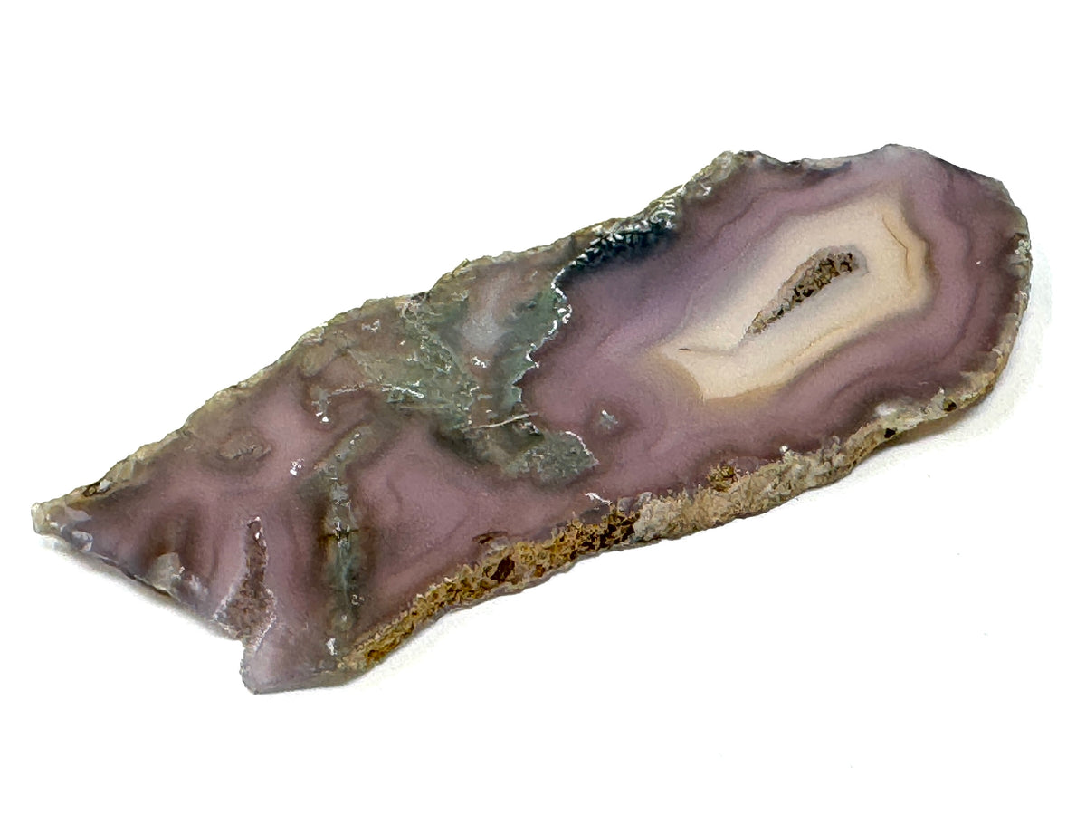 Purple Moss Agate Crystal Slice 10.3cm