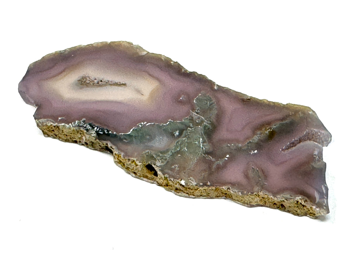 Purple Moss Agate Crystal Slice 10.3cm