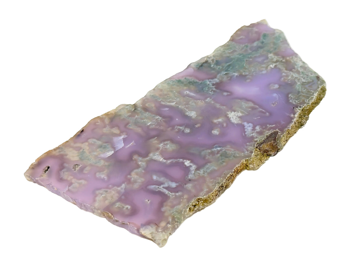 Purple Moss Agate Crystal Slice 17.8cm