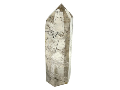 Quartz With Tourmaline Crystal Point 9.3cm
